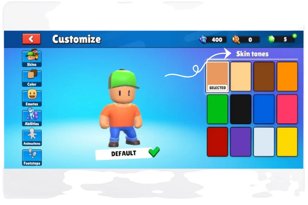 skins and emotes