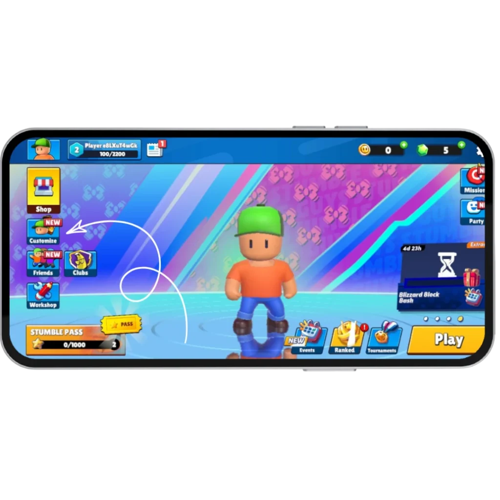 cutomization of gameplay